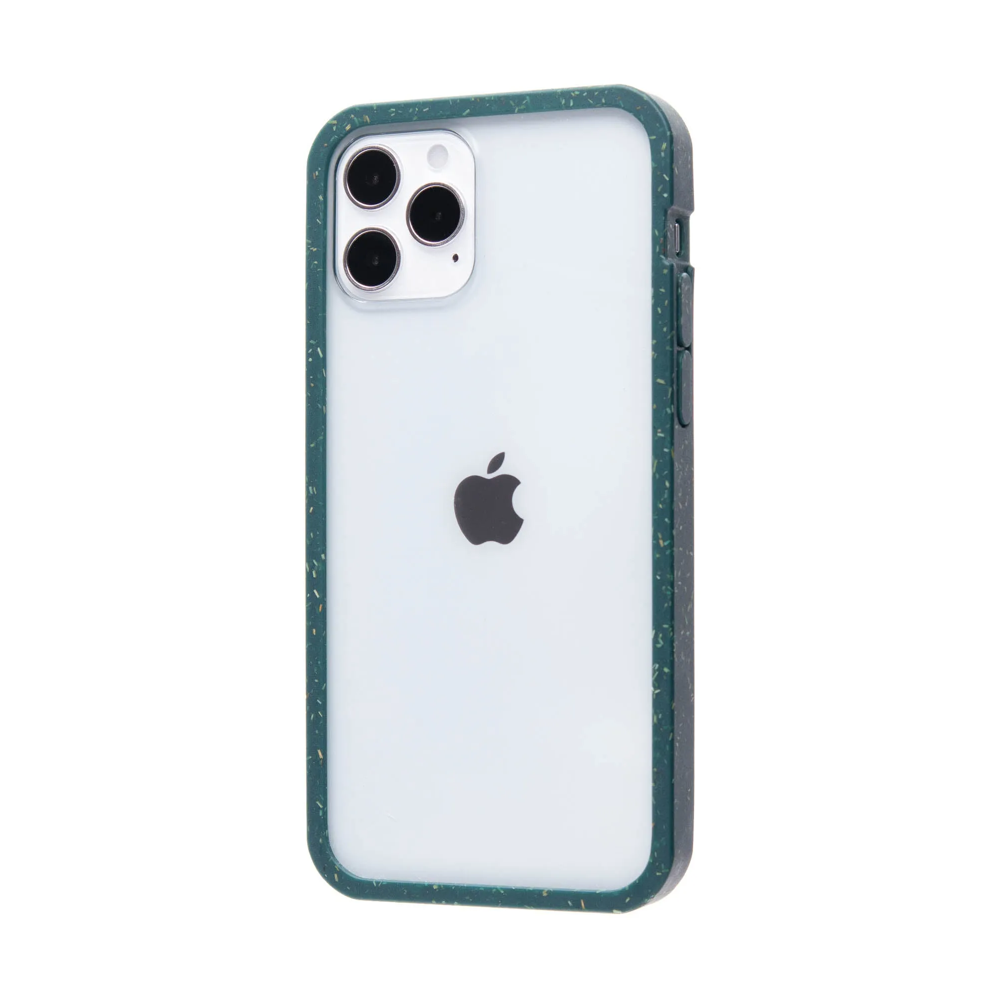 Clear iPhone 12/iPhone 12 Pro Case with Green Ridge