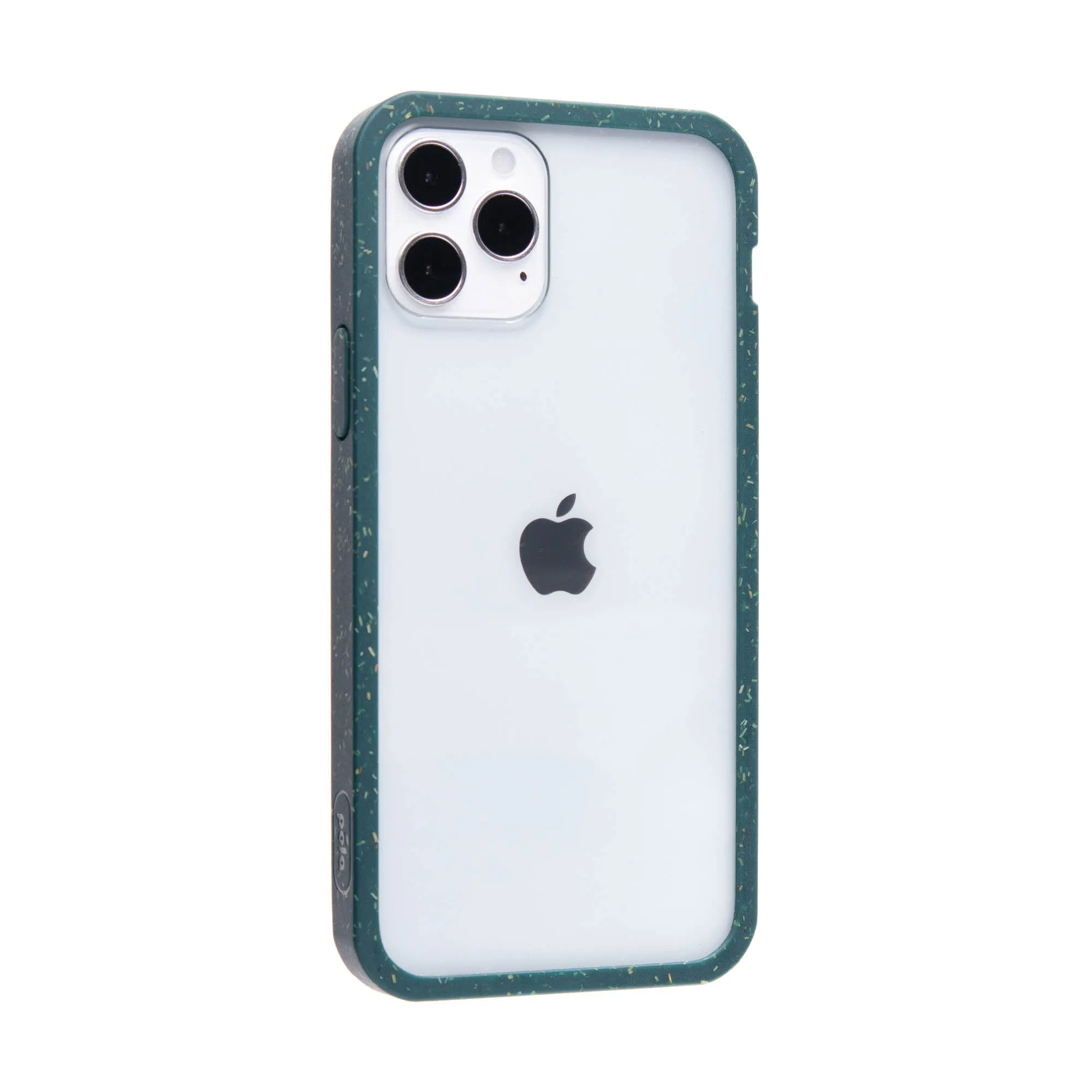 Clear iPhone 12/iPhone 12 Pro Case with Green Ridge