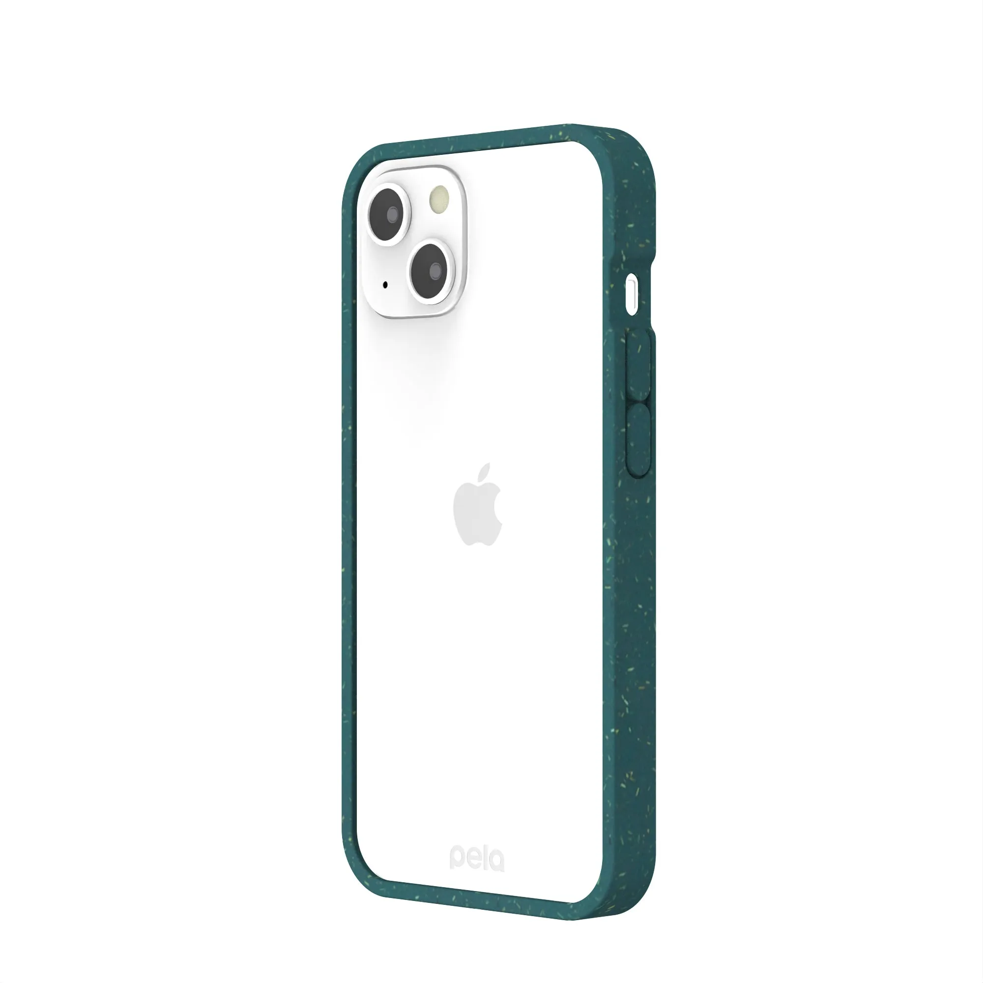 Clear iPhone 13 Case with Green Ridge