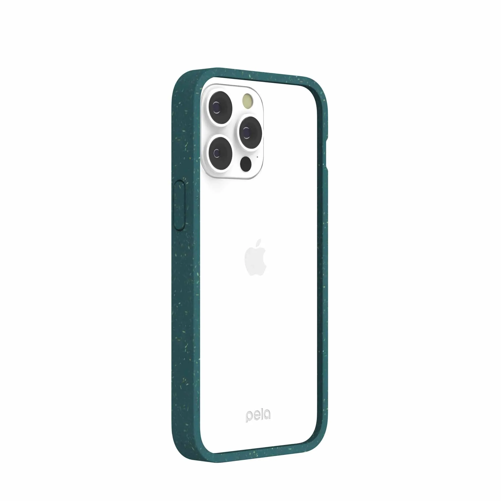 Clear iPhone 14 Pro Max Case with Green Ridge