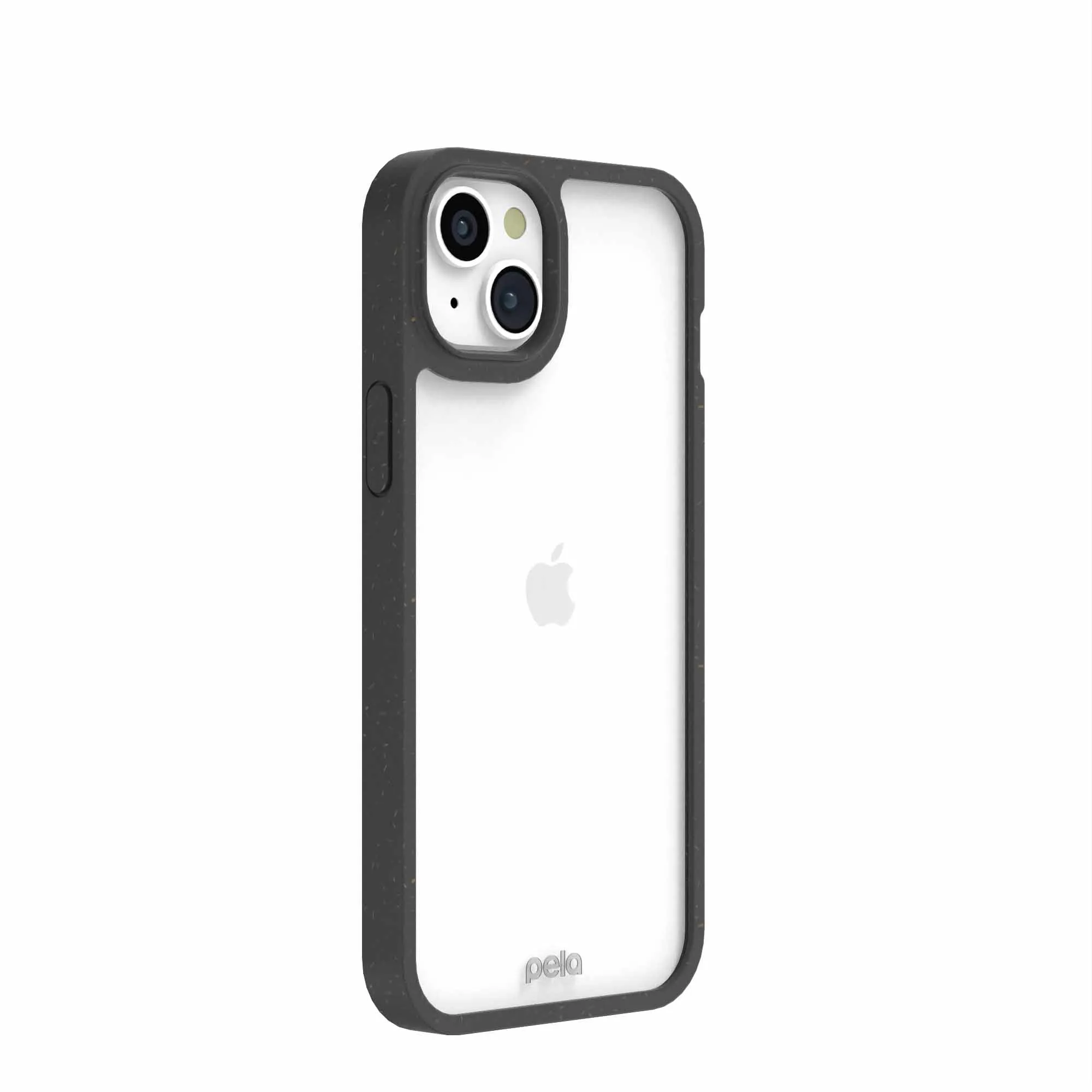 Clear iPhone 15 Plus Case with Black Ridge