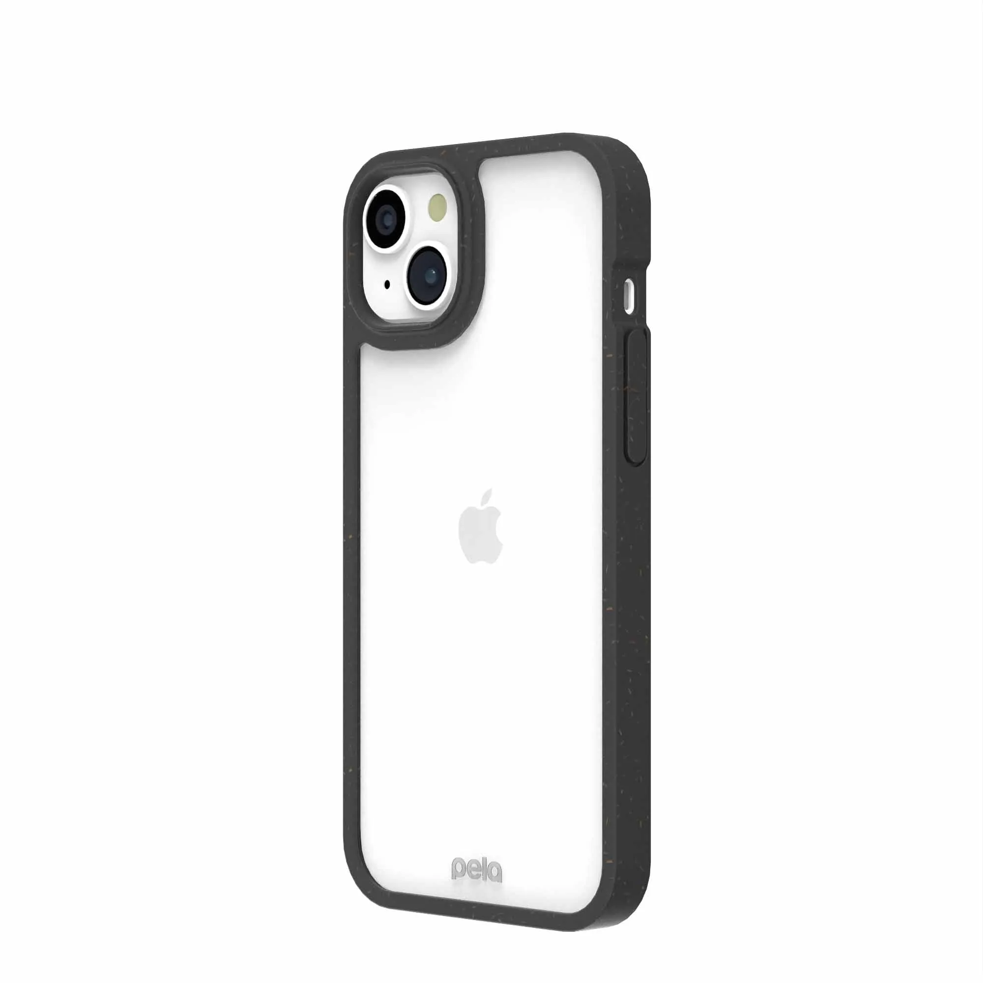 Clear iPhone 15 Plus Case with Black Ridge