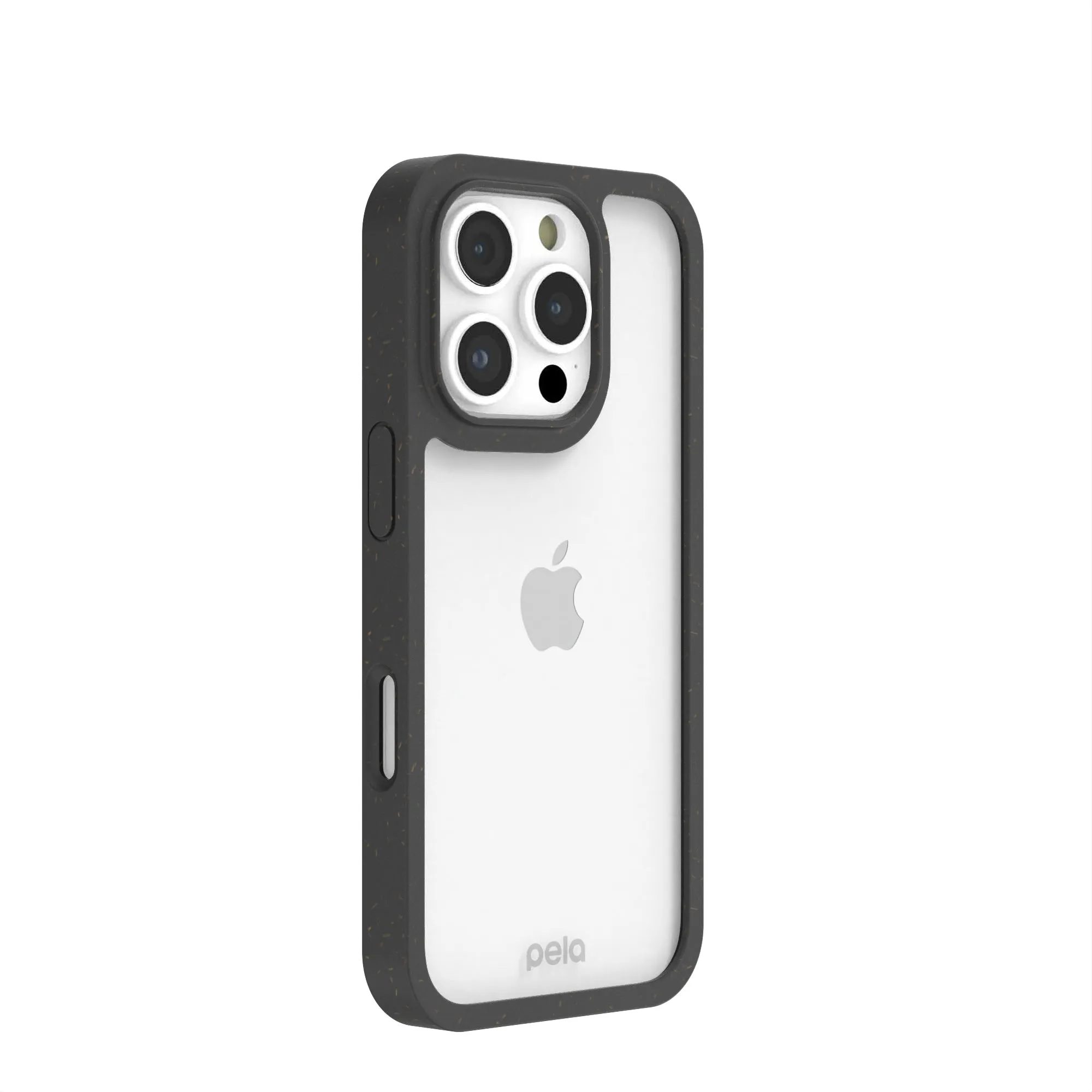 Clear iPhone 16 Pro Case with Black Ridge