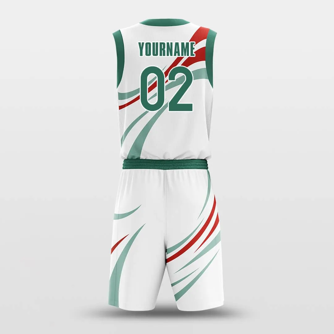 Coloured Ribbon - Customized Basketball Jersey Set Design