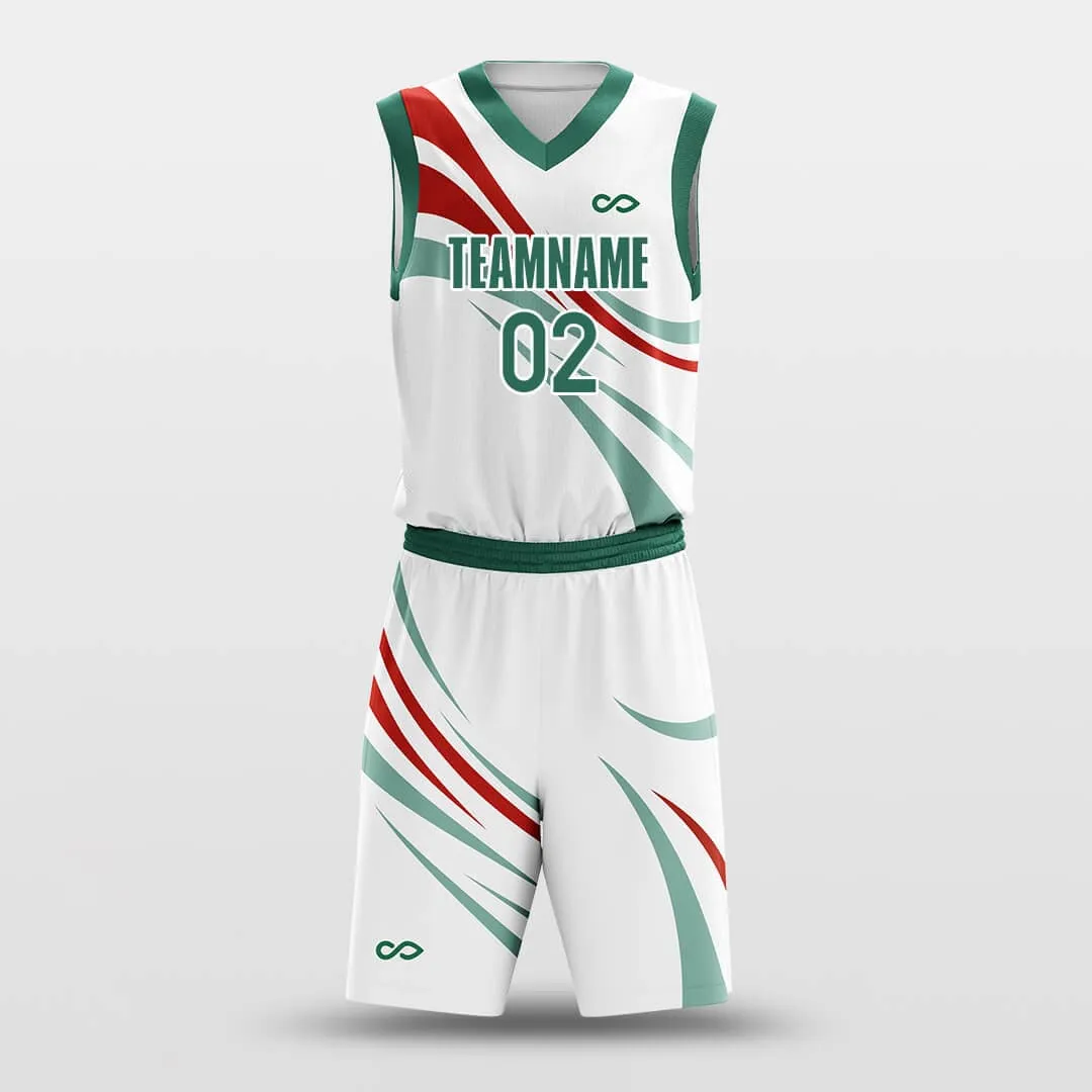 Coloured Ribbon - Customized Basketball Jersey Set Design