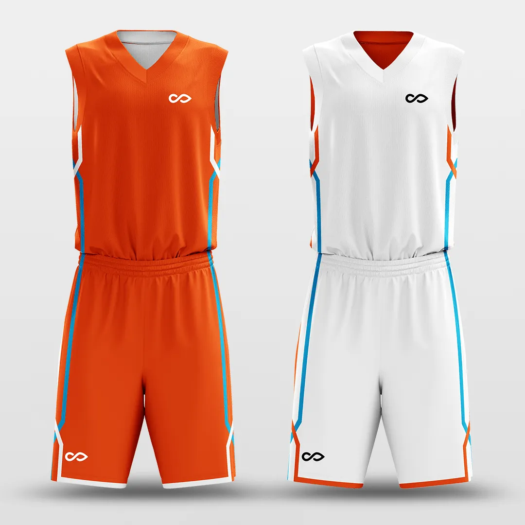 Compete - Customized Reversible Sublimated Basketball Set