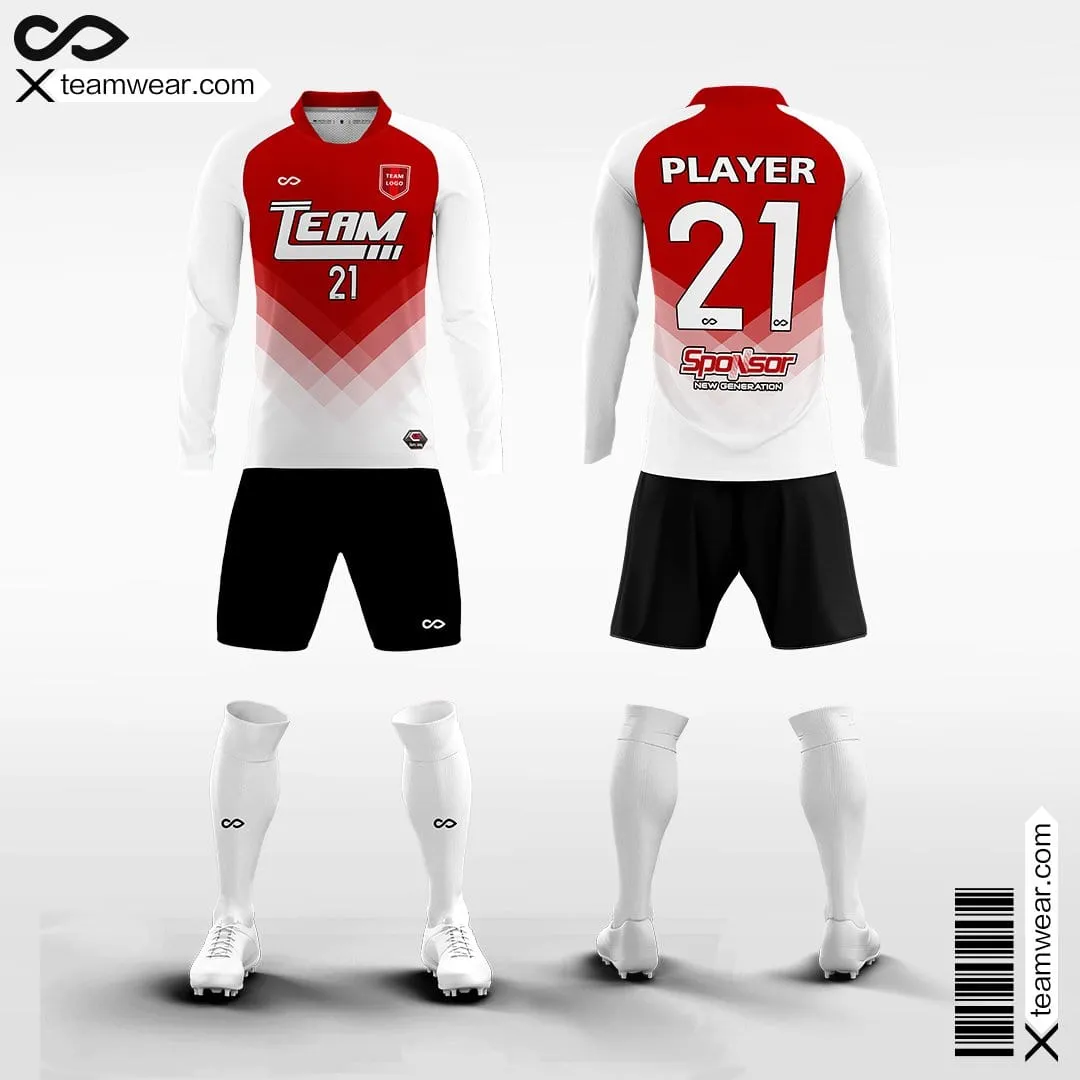 Continent - Men's Sublimated Long Sleeve Football Kit