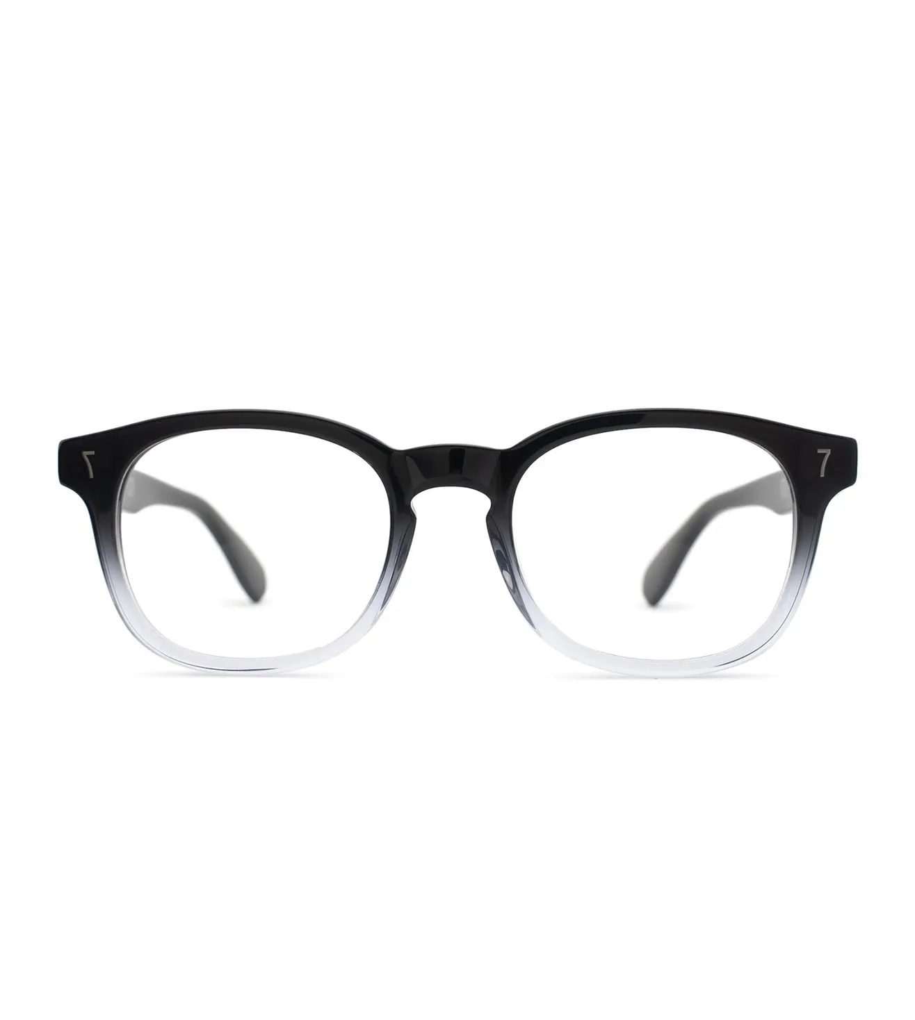 CR7 Unisex Black & White Square Optical Frame