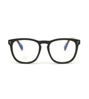 CR7 Unisex Black Oval Optical Frame