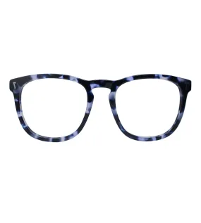 CR7 Unisex Blue Havana Square Optical Frame