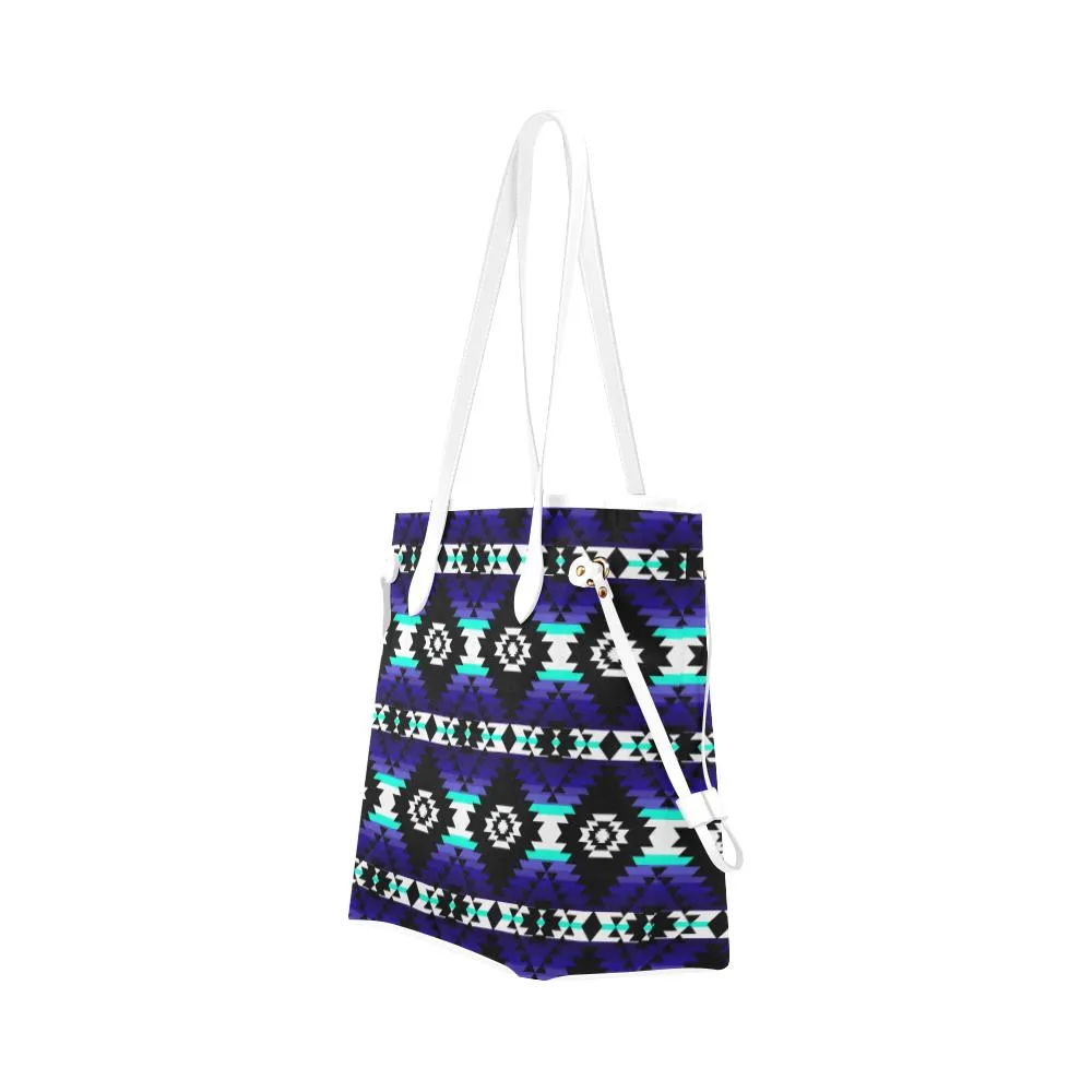 Cree Confederacy Midnight Clover Canvas Tote Bag