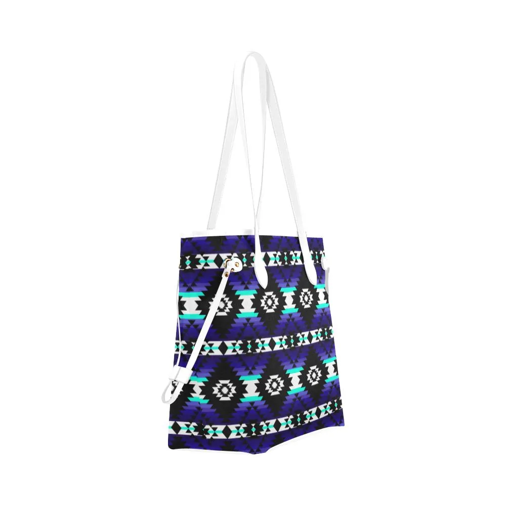 Cree Confederacy Midnight Clover Canvas Tote Bag