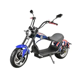 CRONY X1 Harley Electrocar car With BT Speaker 65KM/H Electrocar car Citycoco Fat Tire Electric motorcycle | Flag