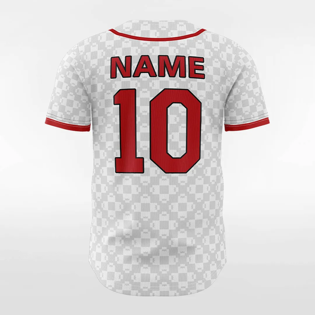 Crown - Customized Men's Sublimated Button Down Baseball Jersey