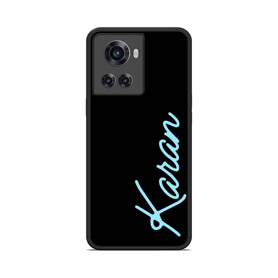 Custom Mobile Phone Cover One Plus 10R  Back Cover With Name -  Neon