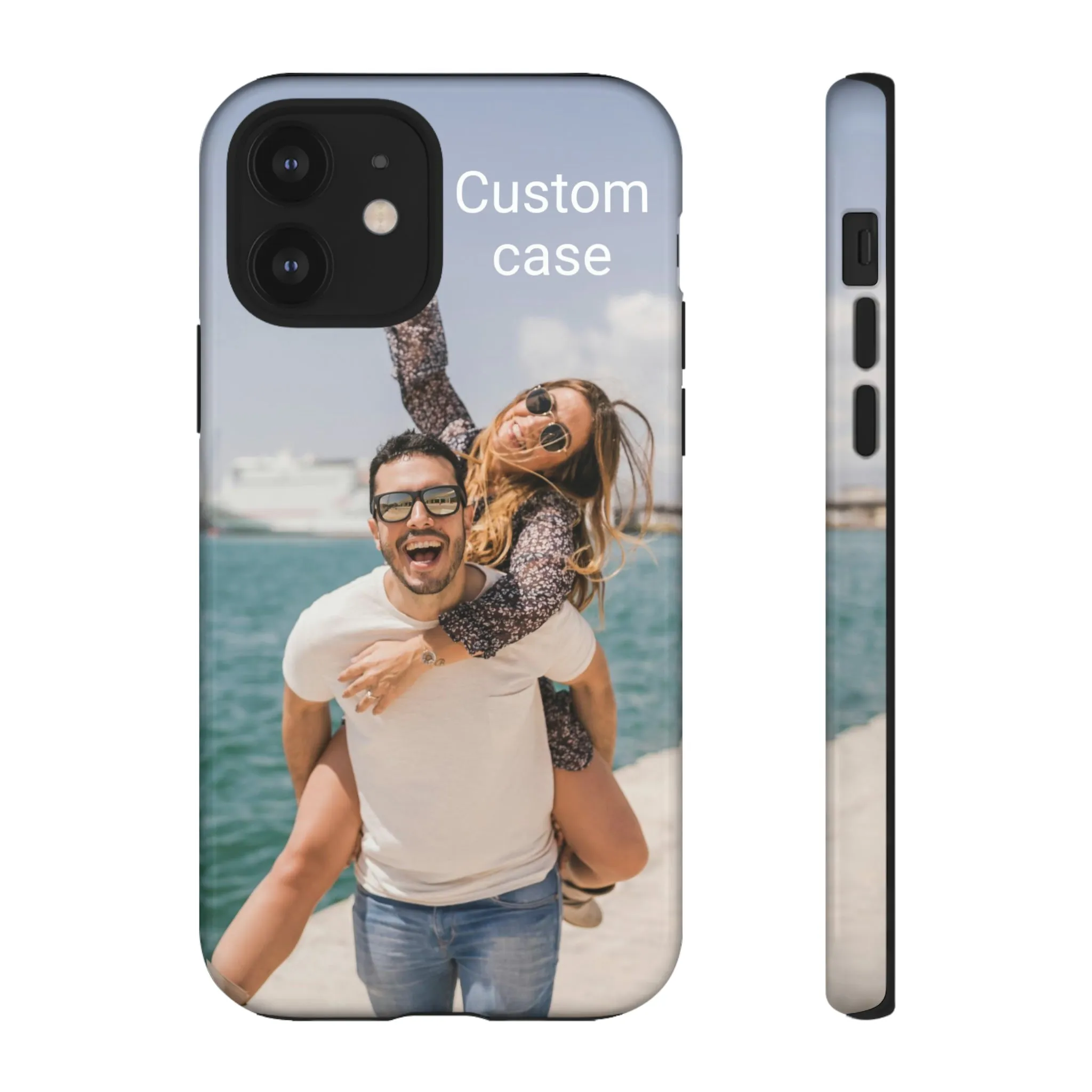 Custom Photo Tough Phone Case, Personalized Picture iPhone 15 14 13 Pro Max 12 11 8 Plus X XR XS Samsung Galaxy S23 Google Pixel