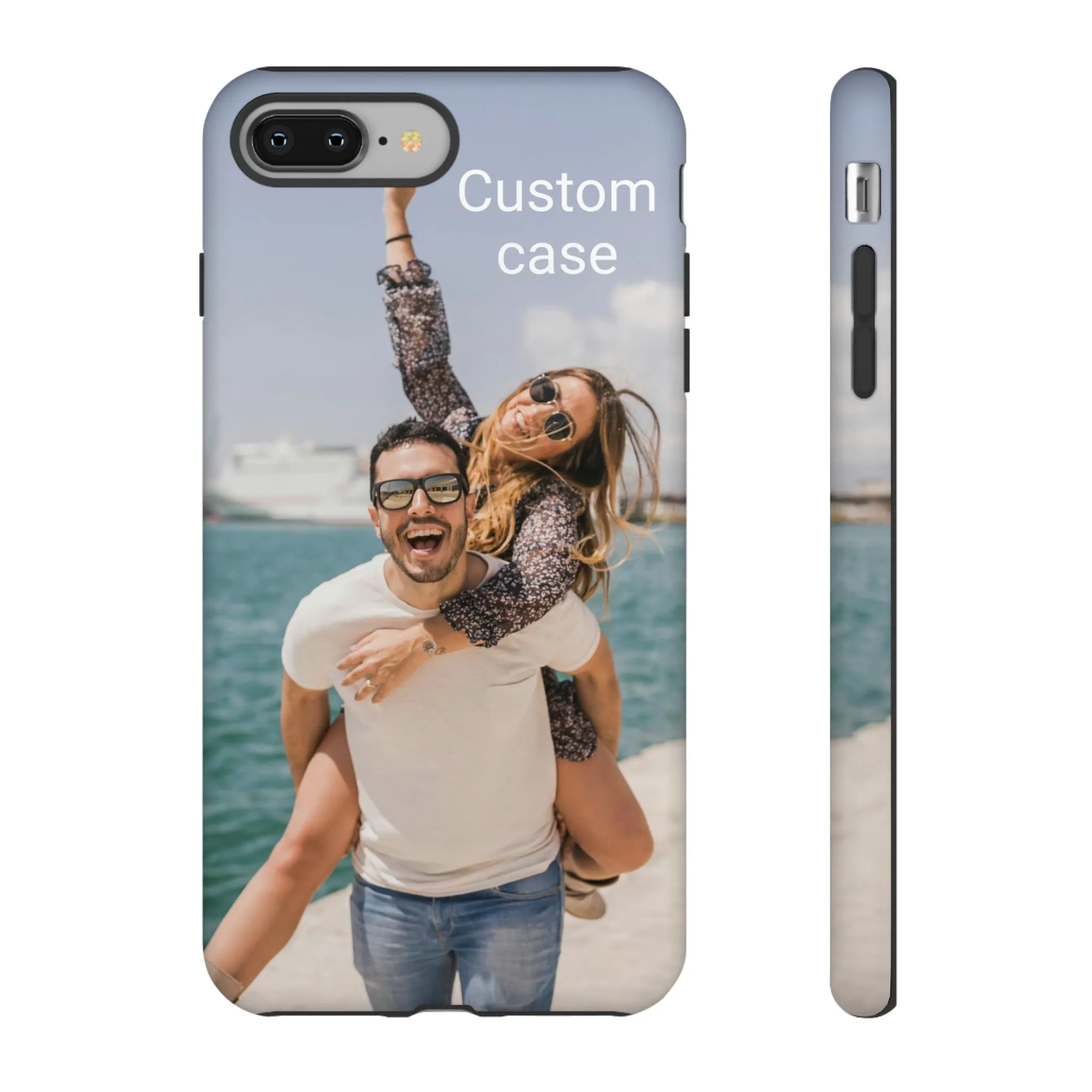 Custom Photo Tough Phone Case, Personalized Picture iPhone 15 14 13 Pro Max 12 11 8 Plus X XR XS Samsung Galaxy S23 Google Pixel