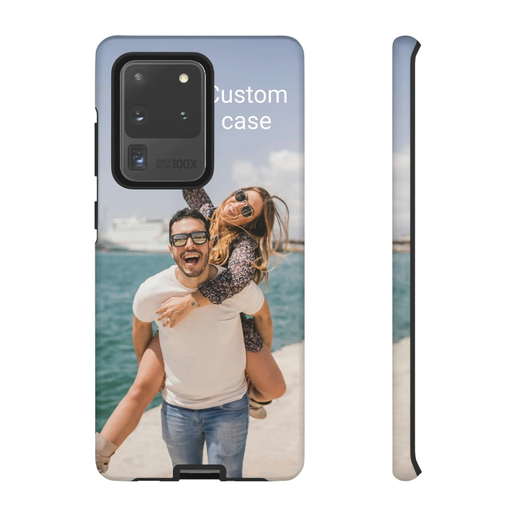 Custom Photo Tough Phone Case, Personalized Picture iPhone 15 14 13 Pro Max 12 11 8 Plus X XR XS Samsung Galaxy S23 Google Pixel