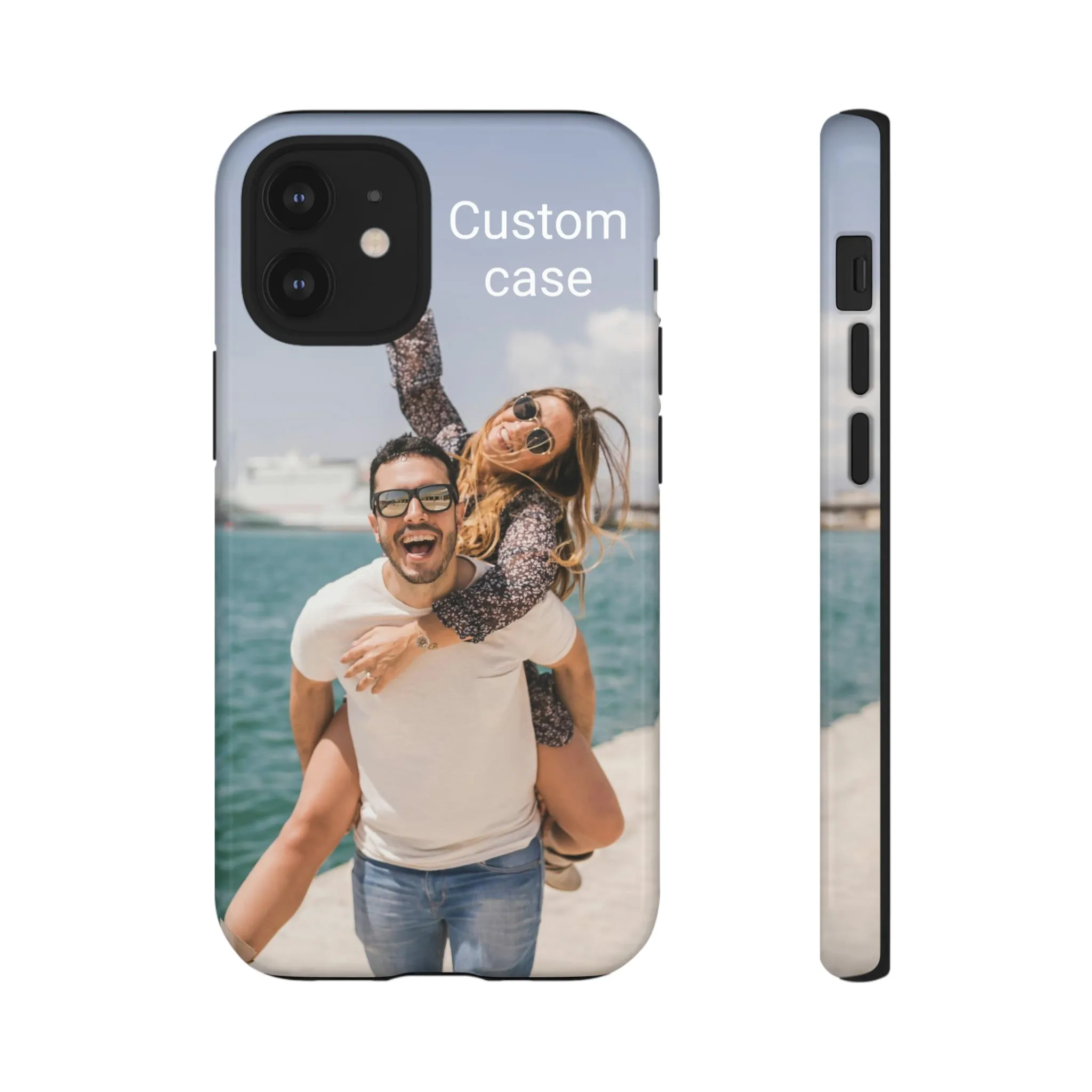 Custom Photo Tough Phone Case, Personalized Picture iPhone 15 14 13 Pro Max 12 11 8 Plus X XR XS Samsung Galaxy S23 Google Pixel