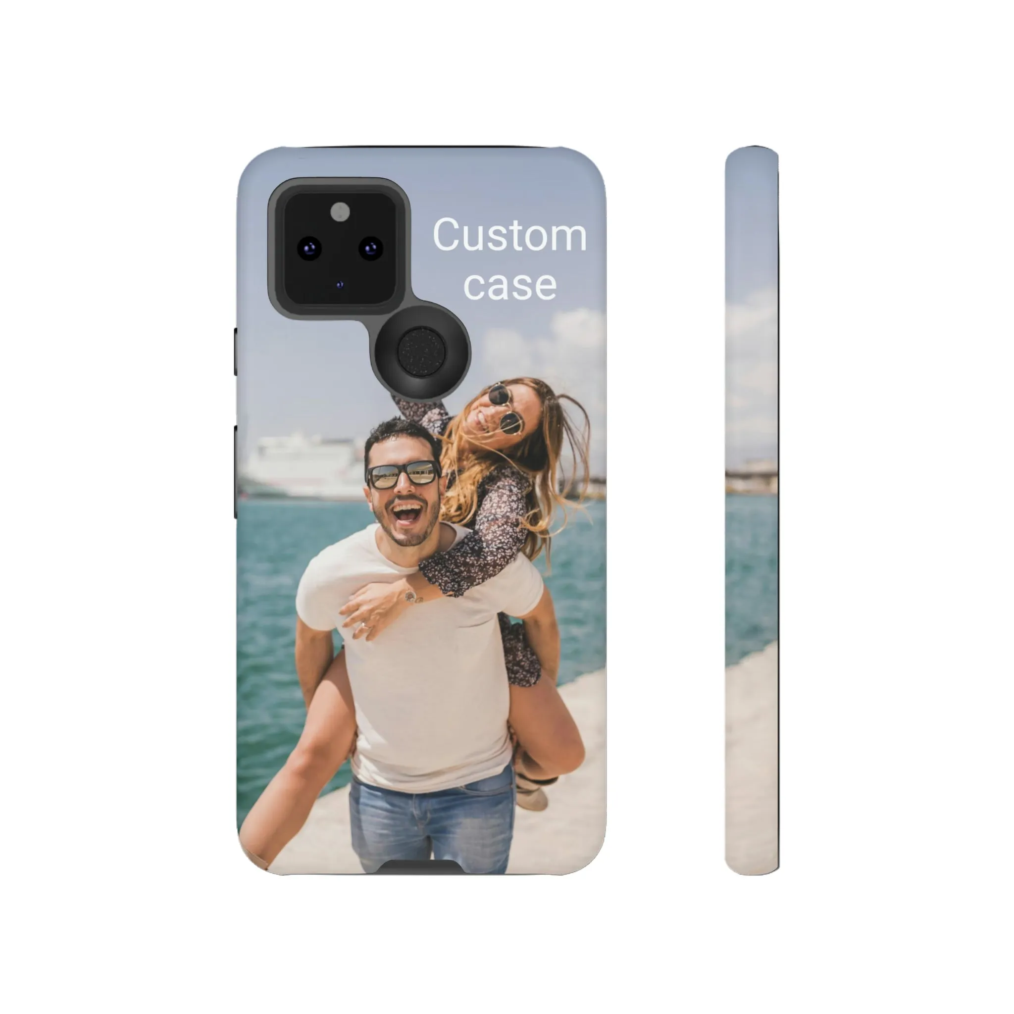 Custom Photo Tough Phone Case, Personalized Picture iPhone 15 14 13 Pro Max 12 11 8 Plus X XR XS Samsung Galaxy S23 Google Pixel