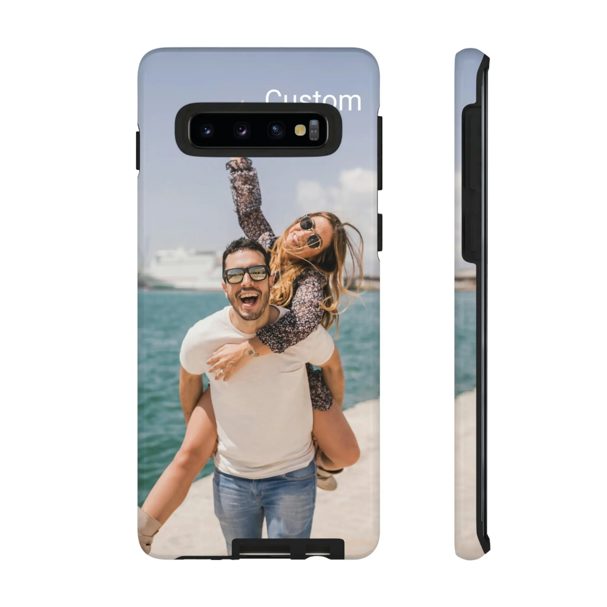 Custom Photo Tough Phone Case, Personalized Picture iPhone 15 14 13 Pro Max 12 11 8 Plus X XR XS Samsung Galaxy S23 Google Pixel