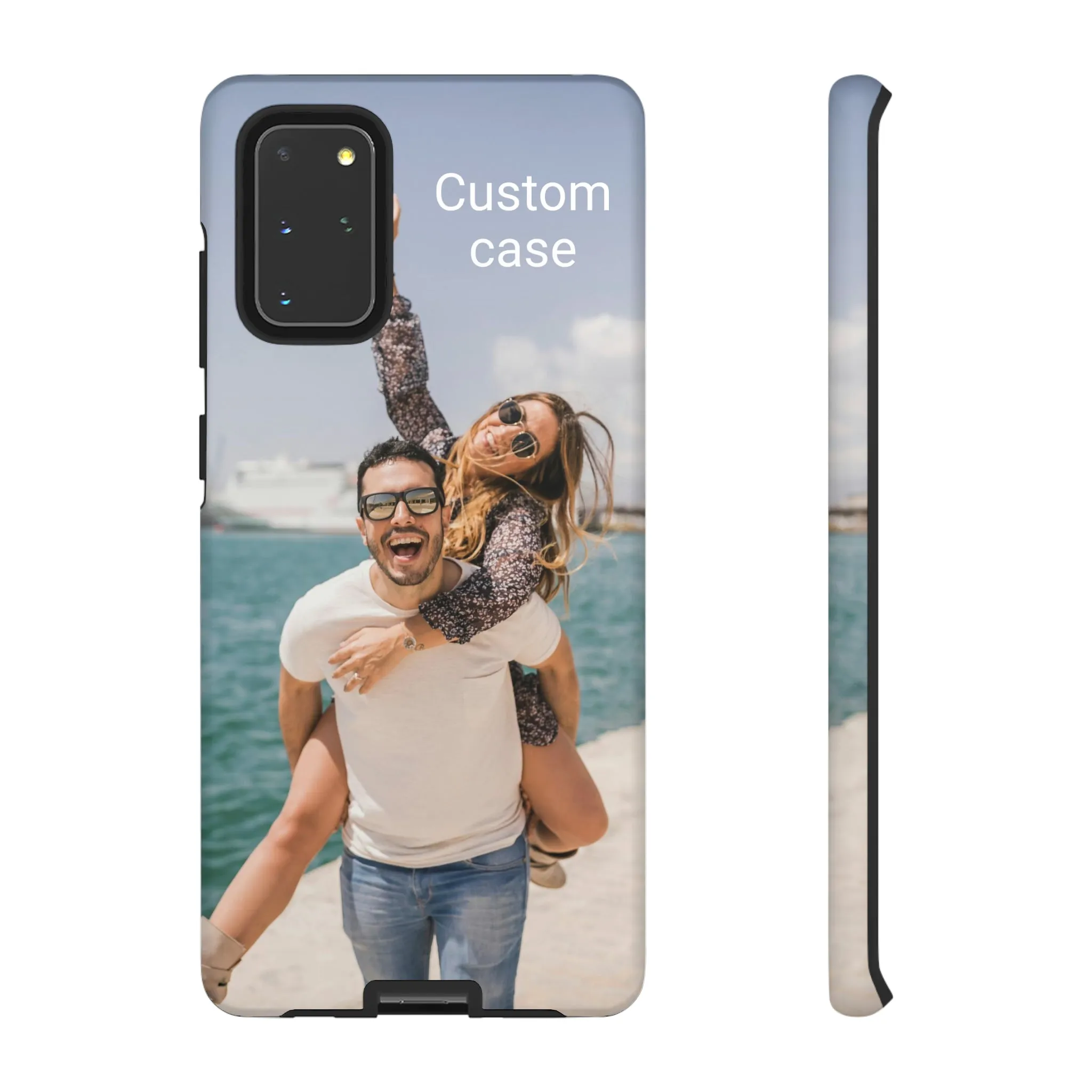 Custom Photo Tough Phone Case, Personalized Picture iPhone 15 14 13 Pro Max 12 11 8 Plus X XR XS Samsung Galaxy S23 Google Pixel