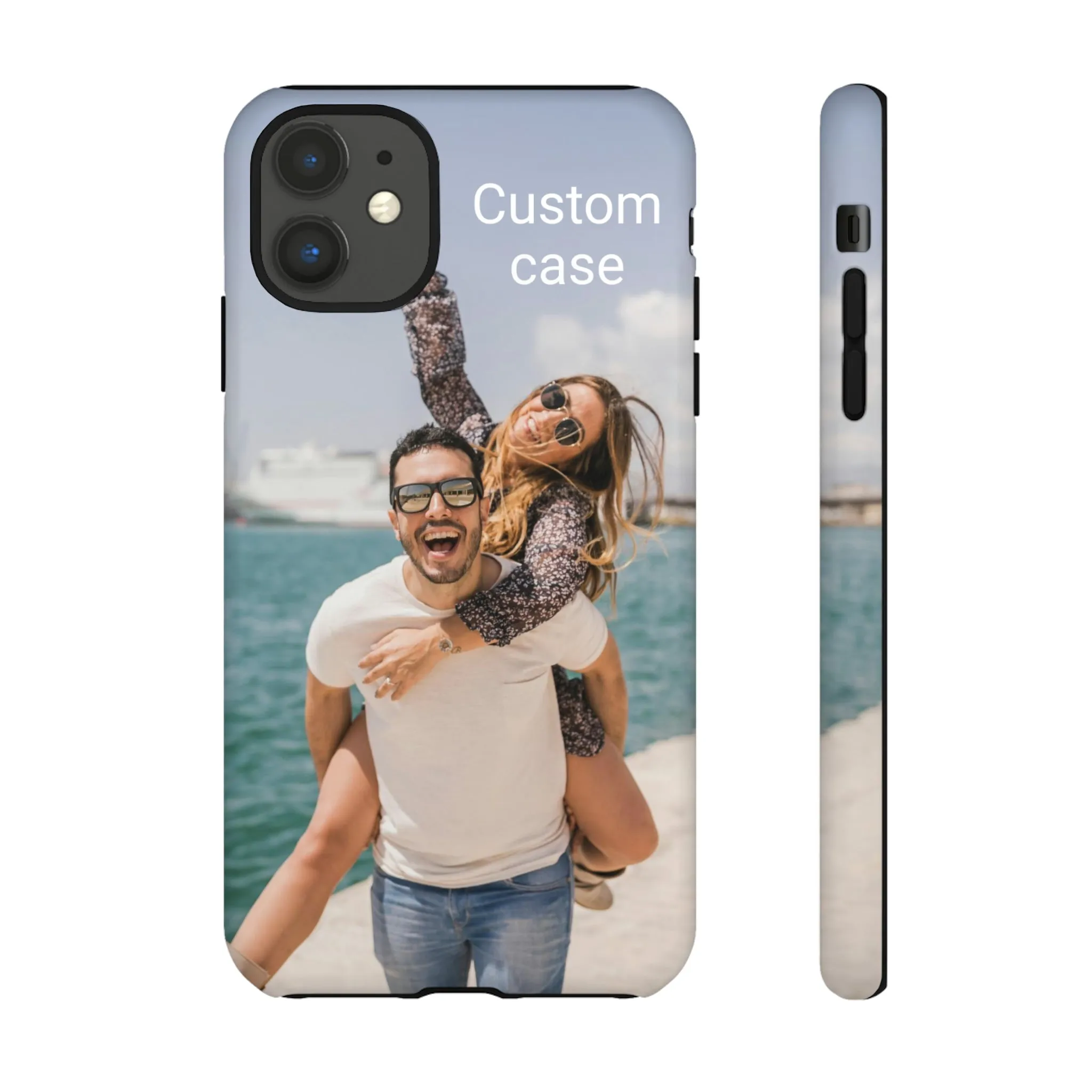 Custom Photo Tough Phone Case, Personalized Picture iPhone 15 14 13 Pro Max 12 11 8 Plus X XR XS Samsung Galaxy S23 Google Pixel