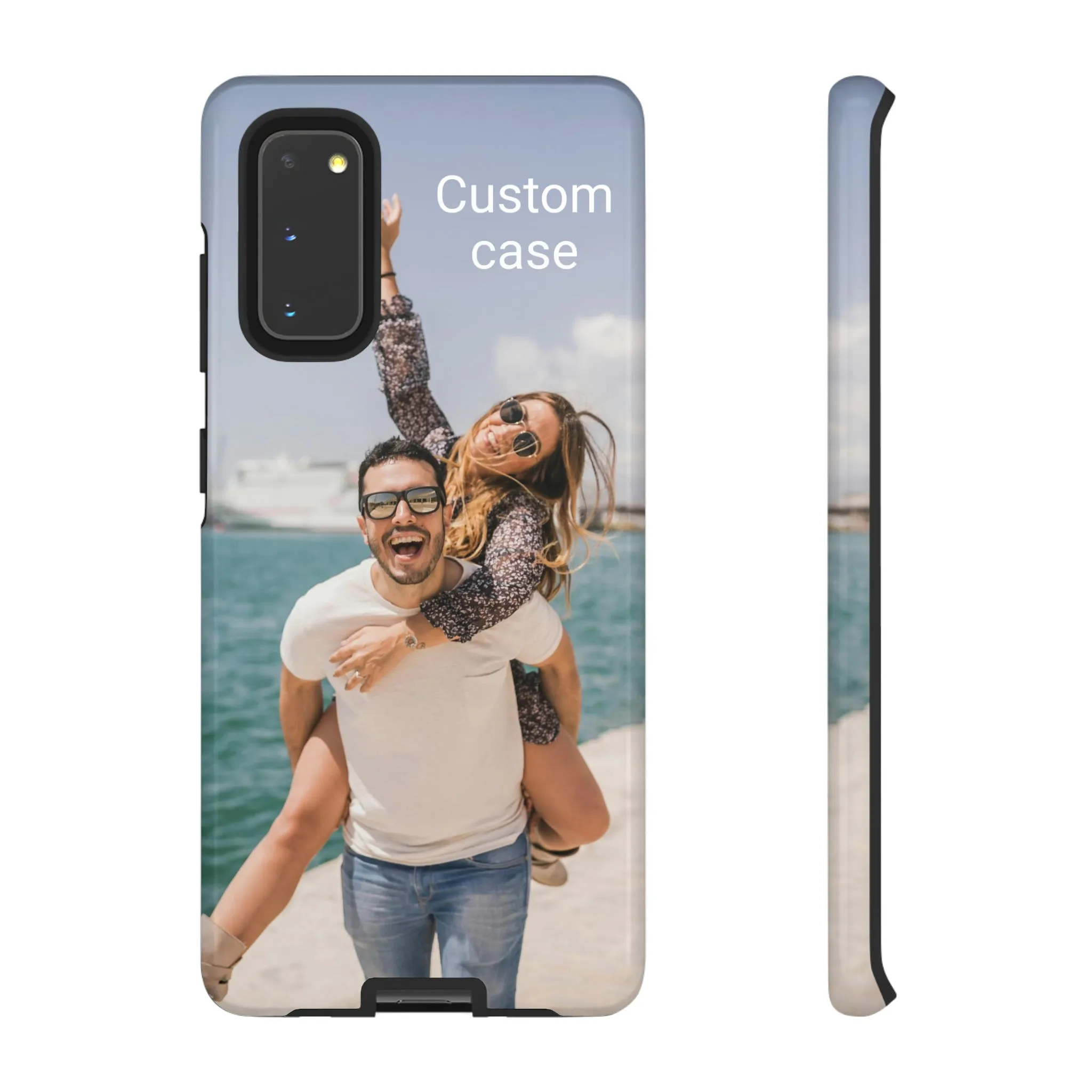 Custom Photo Tough Phone Case, Personalized Picture iPhone 15 14 13 Pro Max 12 11 8 Plus X XR XS Samsung Galaxy S23 Google Pixel