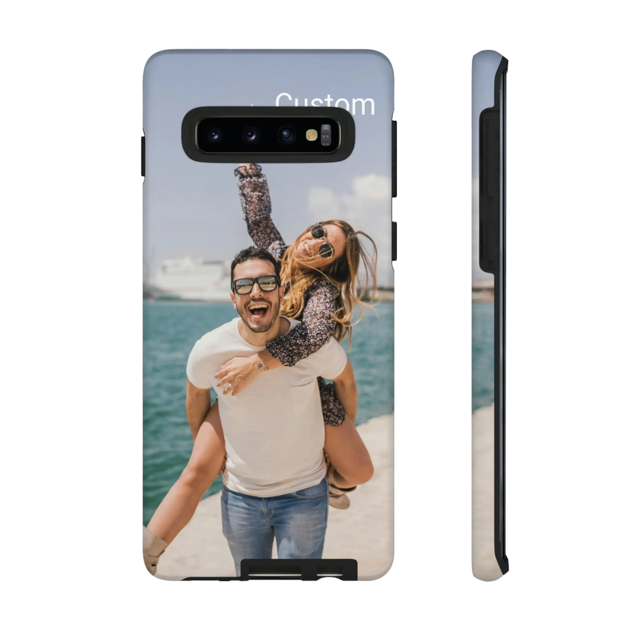 Custom Photo Tough Phone Case, Personalized Picture iPhone 15 14 13 Pro Max 12 11 8 Plus X XR XS Samsung Galaxy S23 Google Pixel