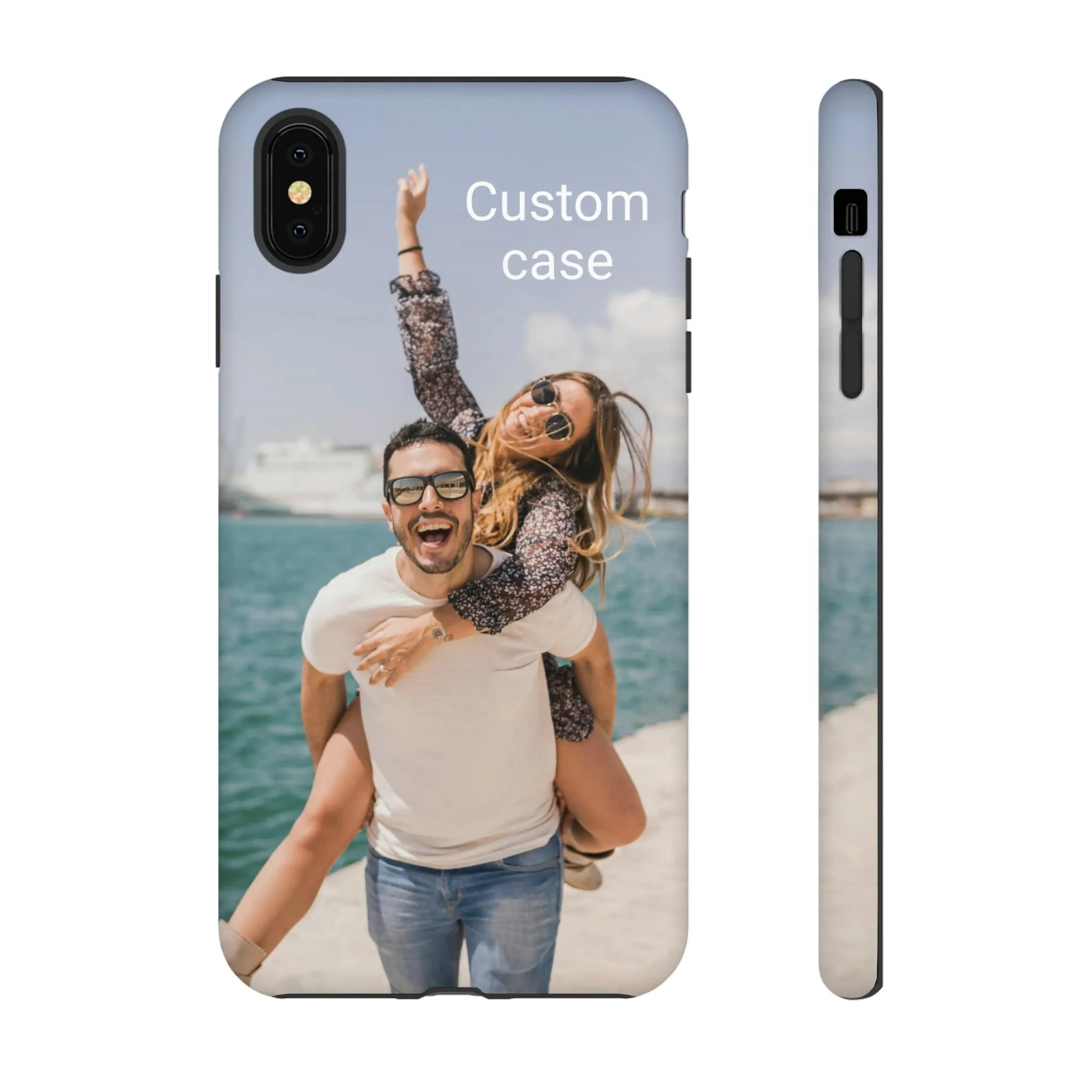 Custom Photo Tough Phone Case, Personalized Picture iPhone 15 14 13 Pro Max 12 11 8 Plus X XR XS Samsung Galaxy S23 Google Pixel