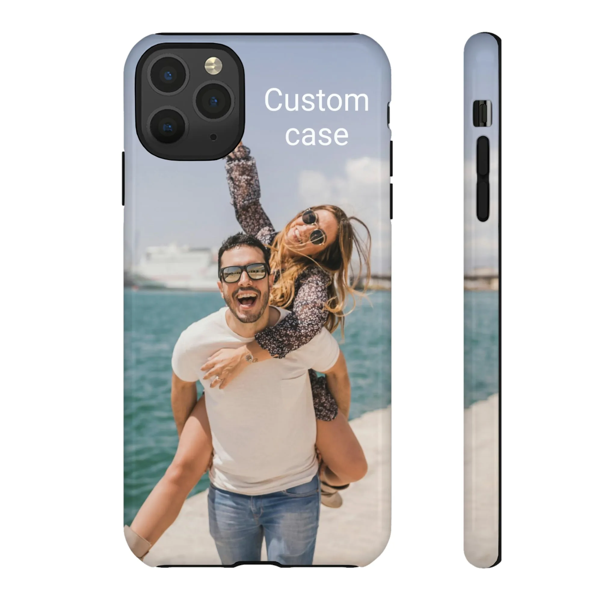 Custom Photo Tough Phone Case, Personalized Picture iPhone 15 14 13 Pro Max 12 11 8 Plus X XR XS Samsung Galaxy S23 Google Pixel