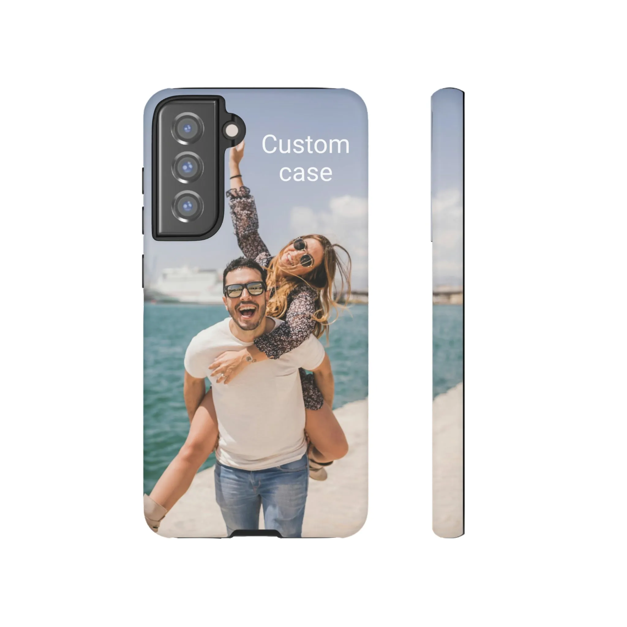 Custom Photo Tough Phone Case, Personalized Picture iPhone 15 14 13 Pro Max 12 11 8 Plus X XR XS Samsung Galaxy S23 Google Pixel