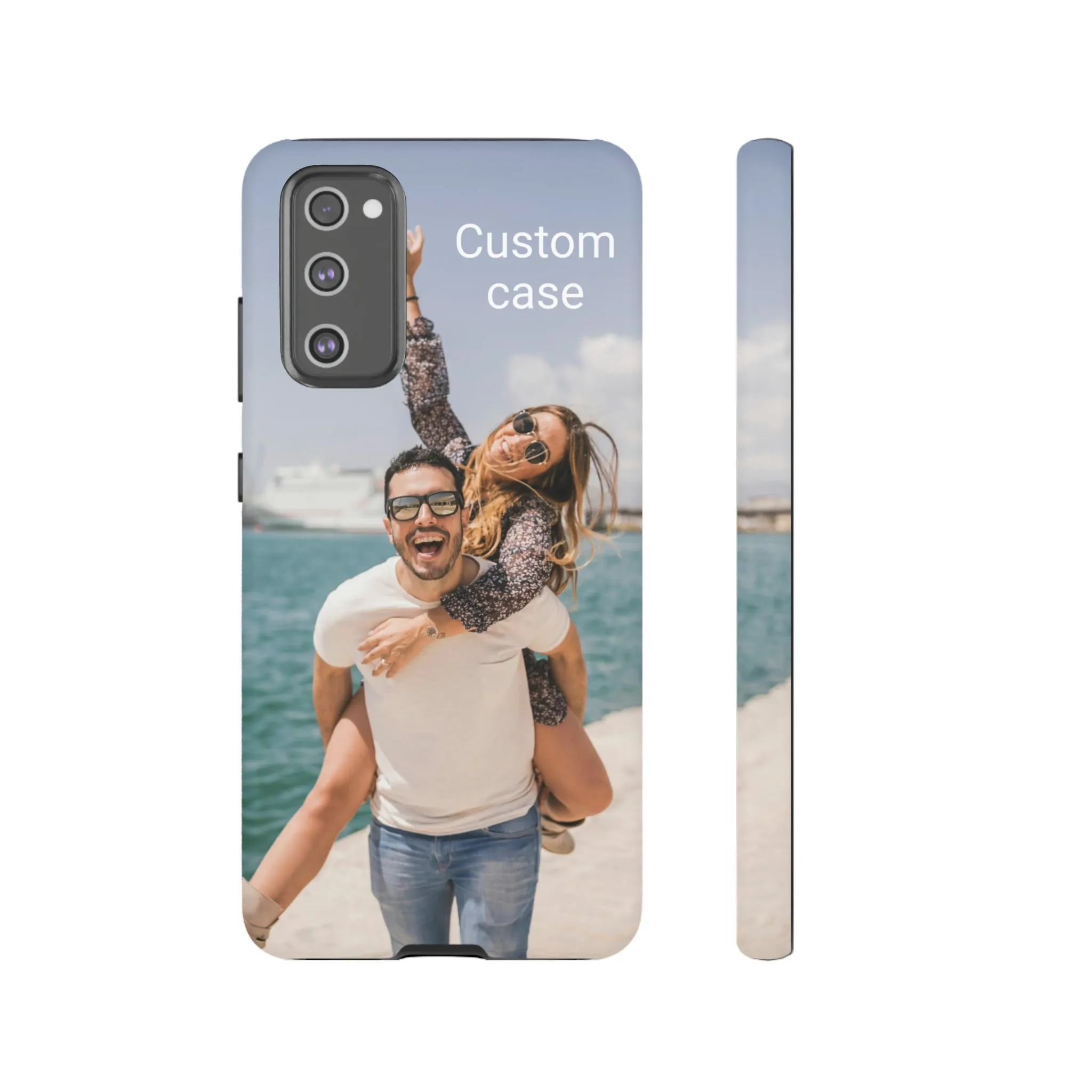 Custom Photo Tough Phone Case, Personalized Picture iPhone 15 14 13 Pro Max 12 11 8 Plus X XR XS Samsung Galaxy S23 Google Pixel