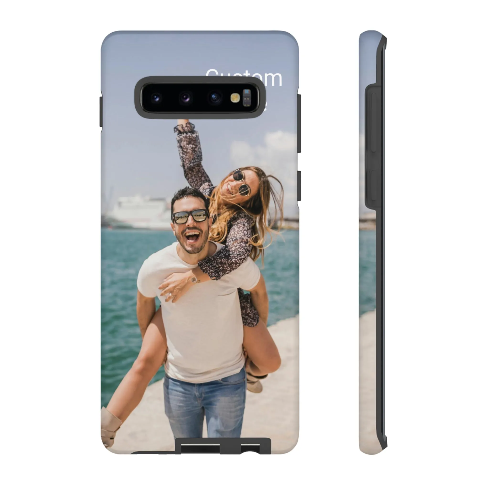 Custom Photo Tough Phone Case, Personalized Picture iPhone 15 14 13 Pro Max 12 11 8 Plus X XR XS Samsung Galaxy S23 Google Pixel