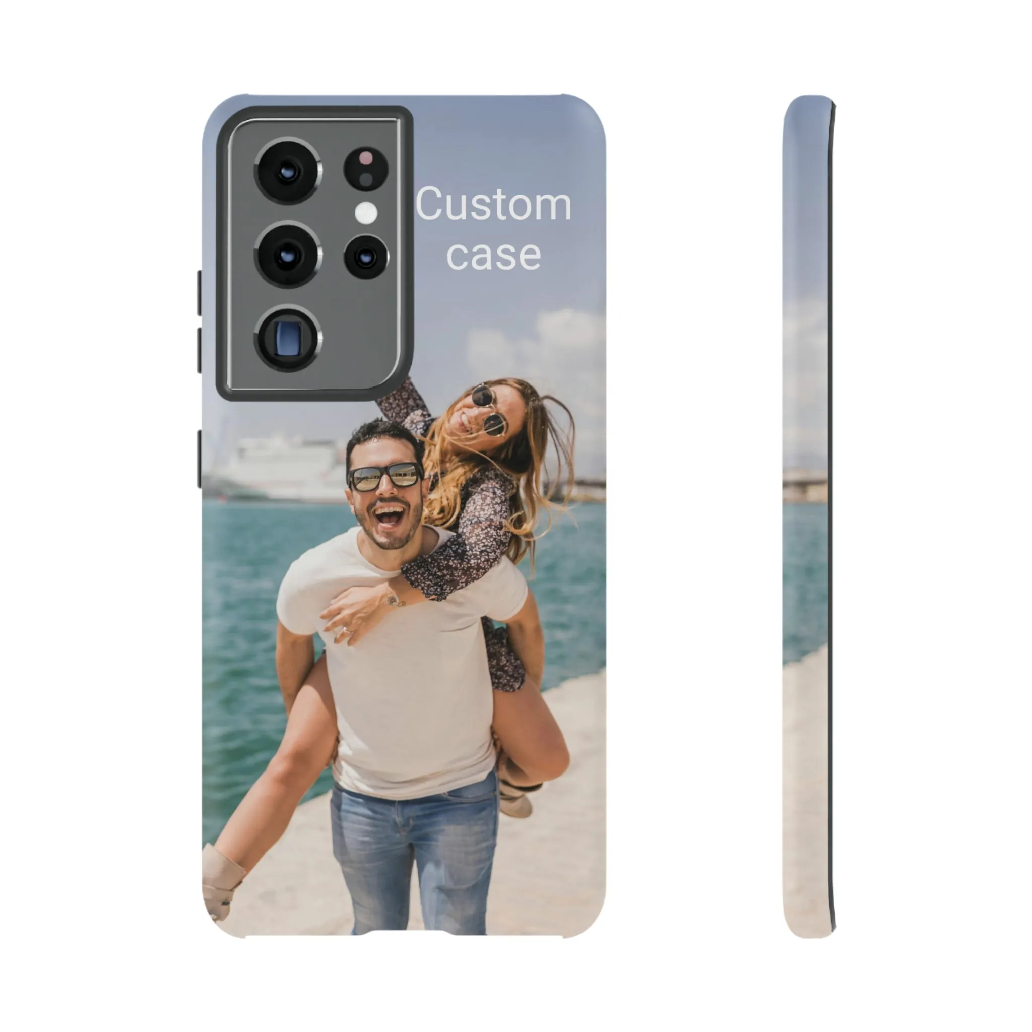 Custom Photo Tough Phone Case, Personalized Picture iPhone 15 14 13 Pro Max 12 11 8 Plus X XR XS Samsung Galaxy S23 Google Pixel