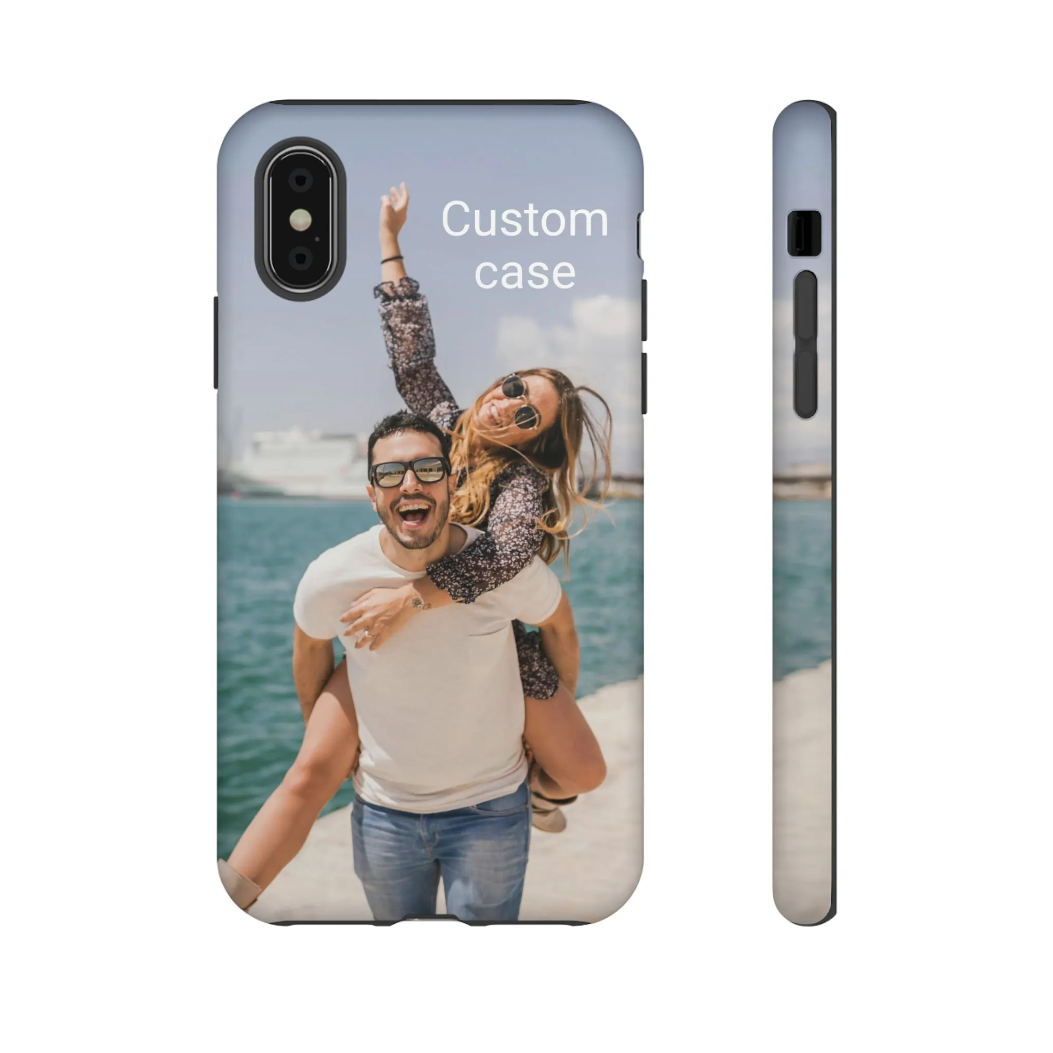 Custom Photo Tough Phone Case, Personalized Picture iPhone 15 14 13 Pro Max 12 11 8 Plus X XR XS Samsung Galaxy S23 Google Pixel