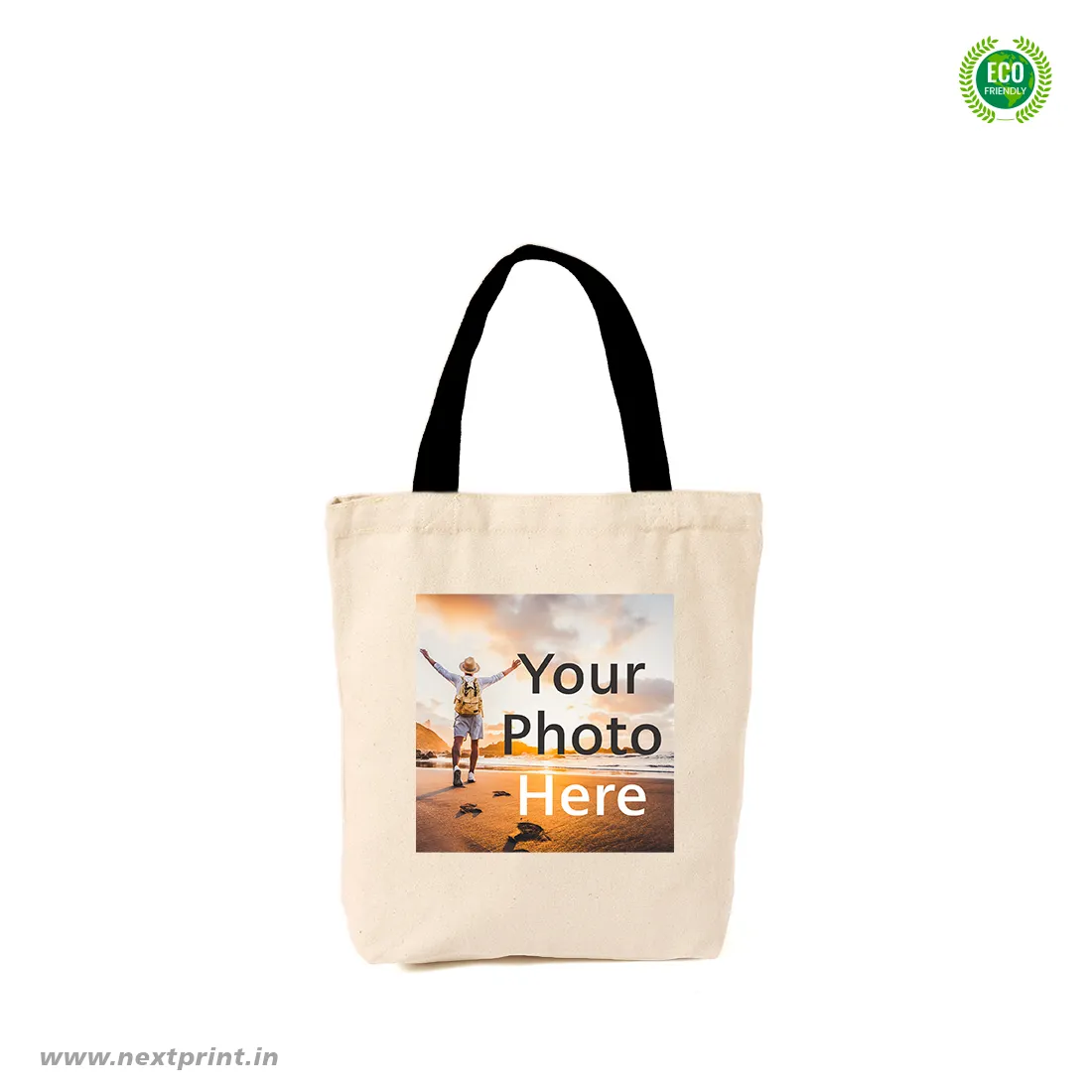 customised  Photo Printed Tote Bag Size : 12 x 15 Inches