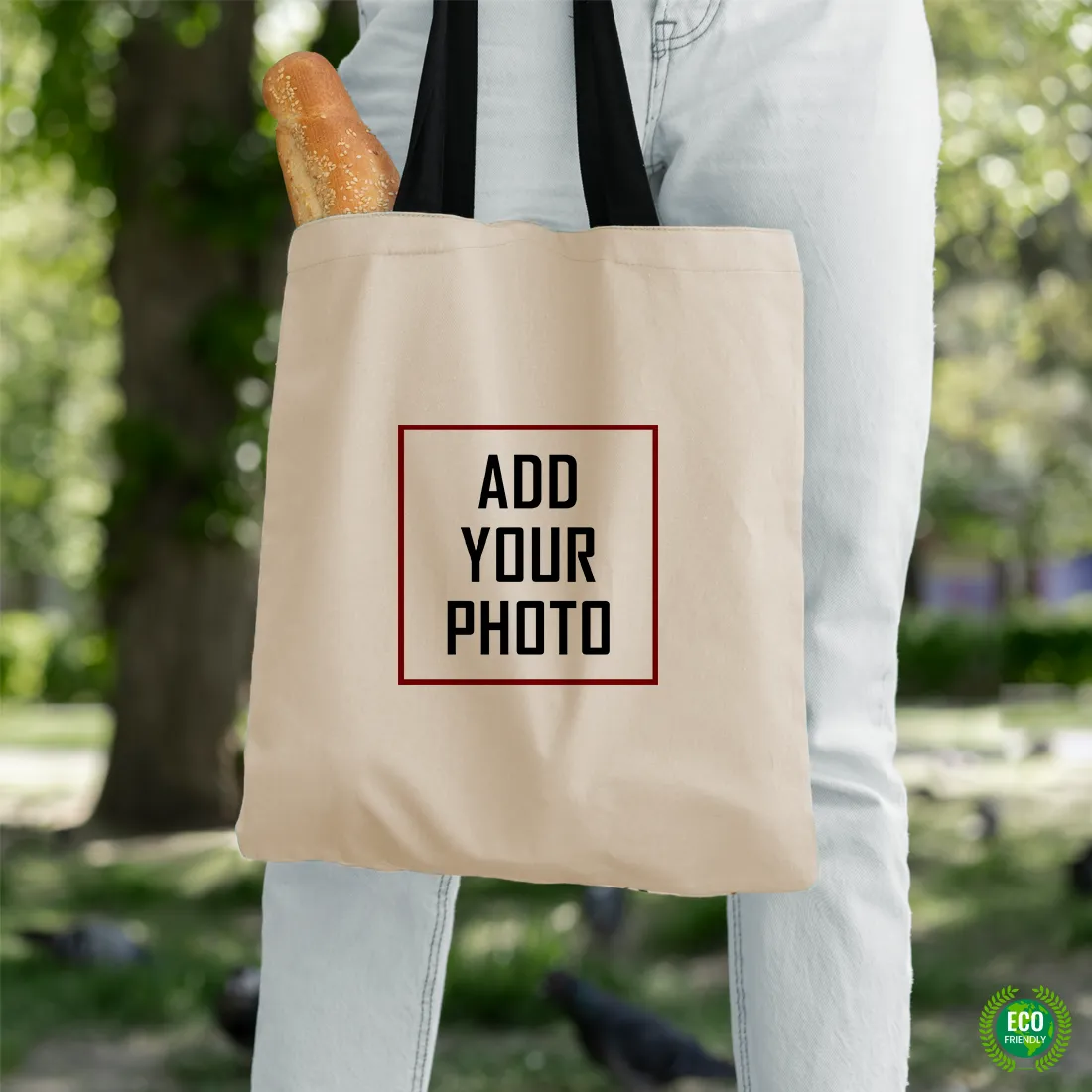 customised  Photo Printed Tote Bag Size : 12 x 15 Inches