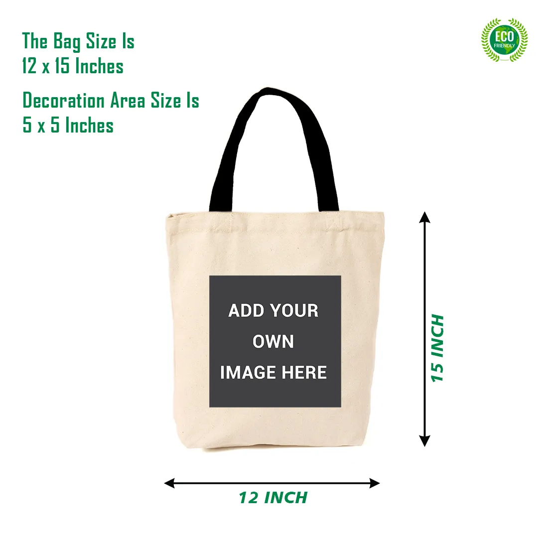 customised  Photo Printed Tote Bag Size : 12 x 15 Inches