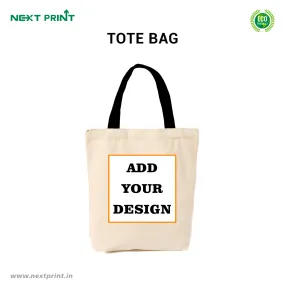 customised Printed Tote Bag Size 14 x 17 Inches.