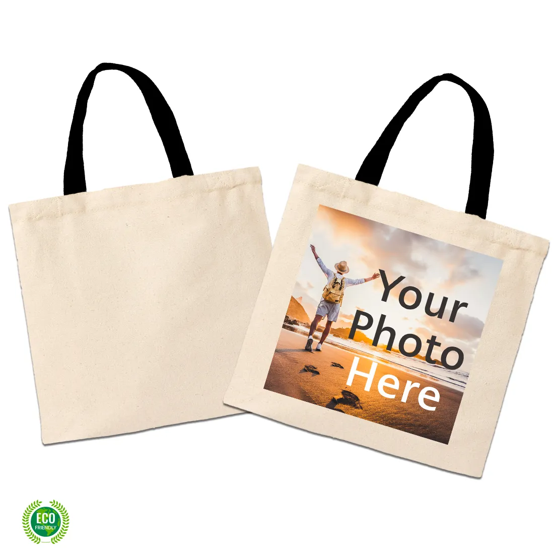 Customised Printed Tote Bag Size 8 X 8 Inches.