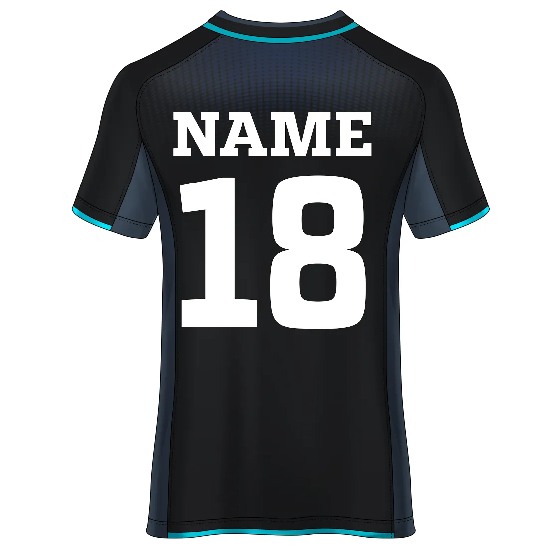 Customised Sublimation All Over Printed T-Shirt Unisex Football Sports Jersey Player Name, Player Number,Team Name . 1717408711