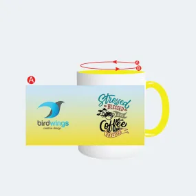 Customised Yellow Color Mug