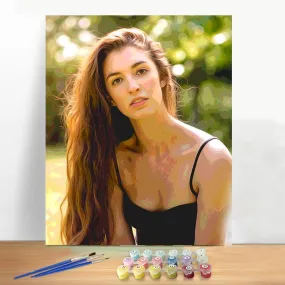 Customized paint by numbers kit - Oil Painting Portraits From Photos