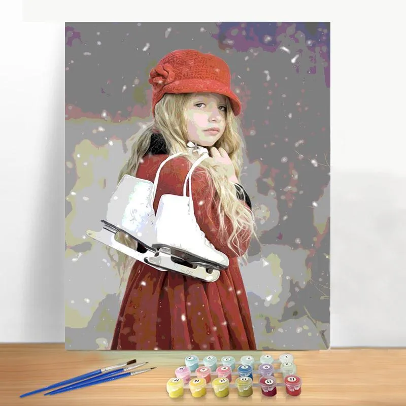 Customized paint by numbers kit - Oil Painting Portraits From Photos