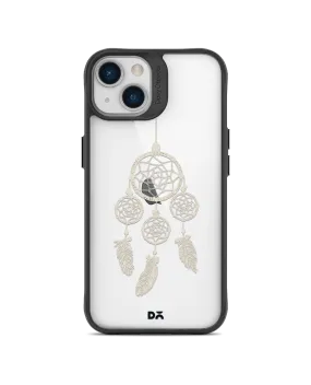 DailyObjects Off White Dreams Black Hybrid Clear Case Cover For iPhone 13 Mini