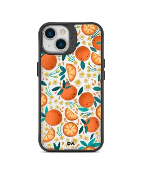 DailyObjects Orange Haul Black Hybrid Clear Case Cover For iPhone 13 Mini