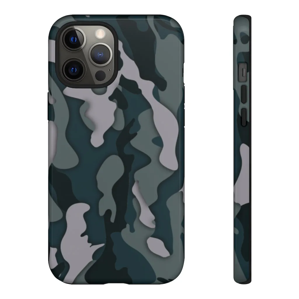 Dark Camo Tough Phone Case