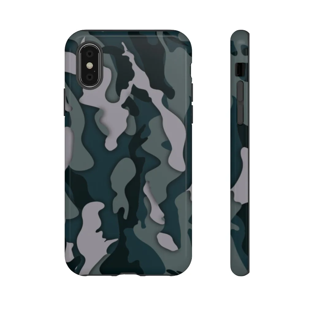 Dark Camo Tough Phone Case