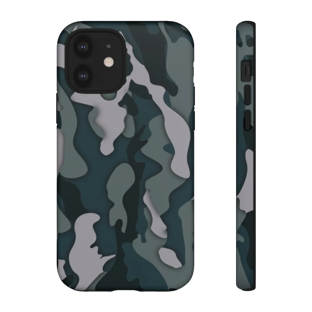 Dark Camo Tough Phone Case